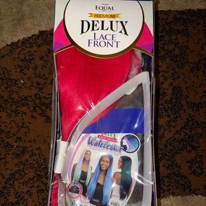 Deluxe Lace Front Wig in Red